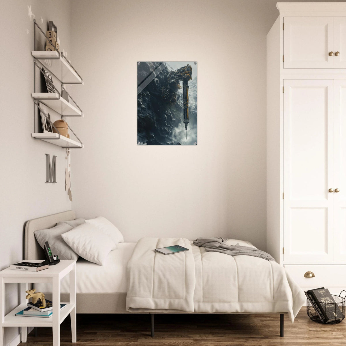 Deep Space Mining Operation A colossal osteoid 2 - Shop Ai Art WebShop - Digital Art online Store