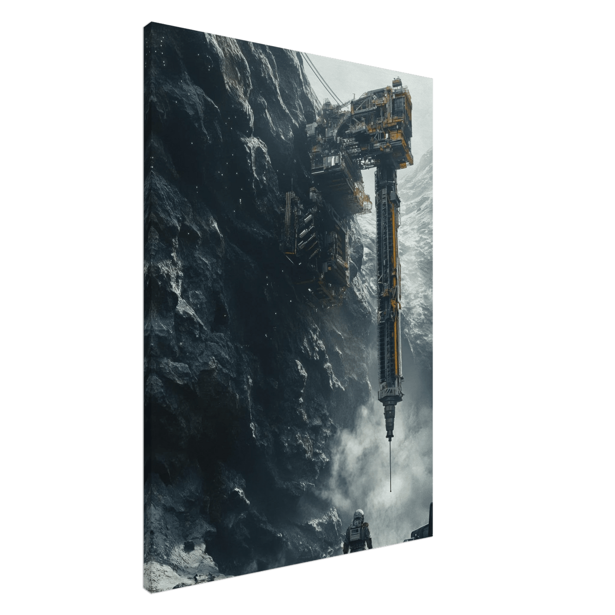 Deep Space Mining Operation A colossal osteoid 2 - Shop Ai Art WebShop - Digital Art online Store