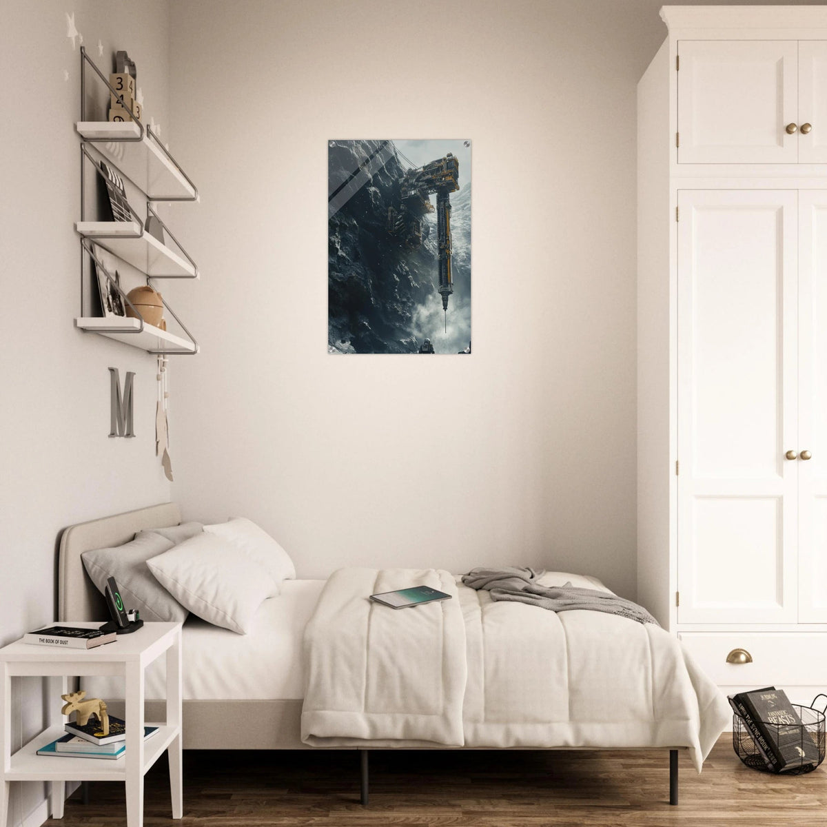 Deep Space Mining Operation A colossal osteoid 2 - Shop Ai Art WebShop - Digital Art online Store