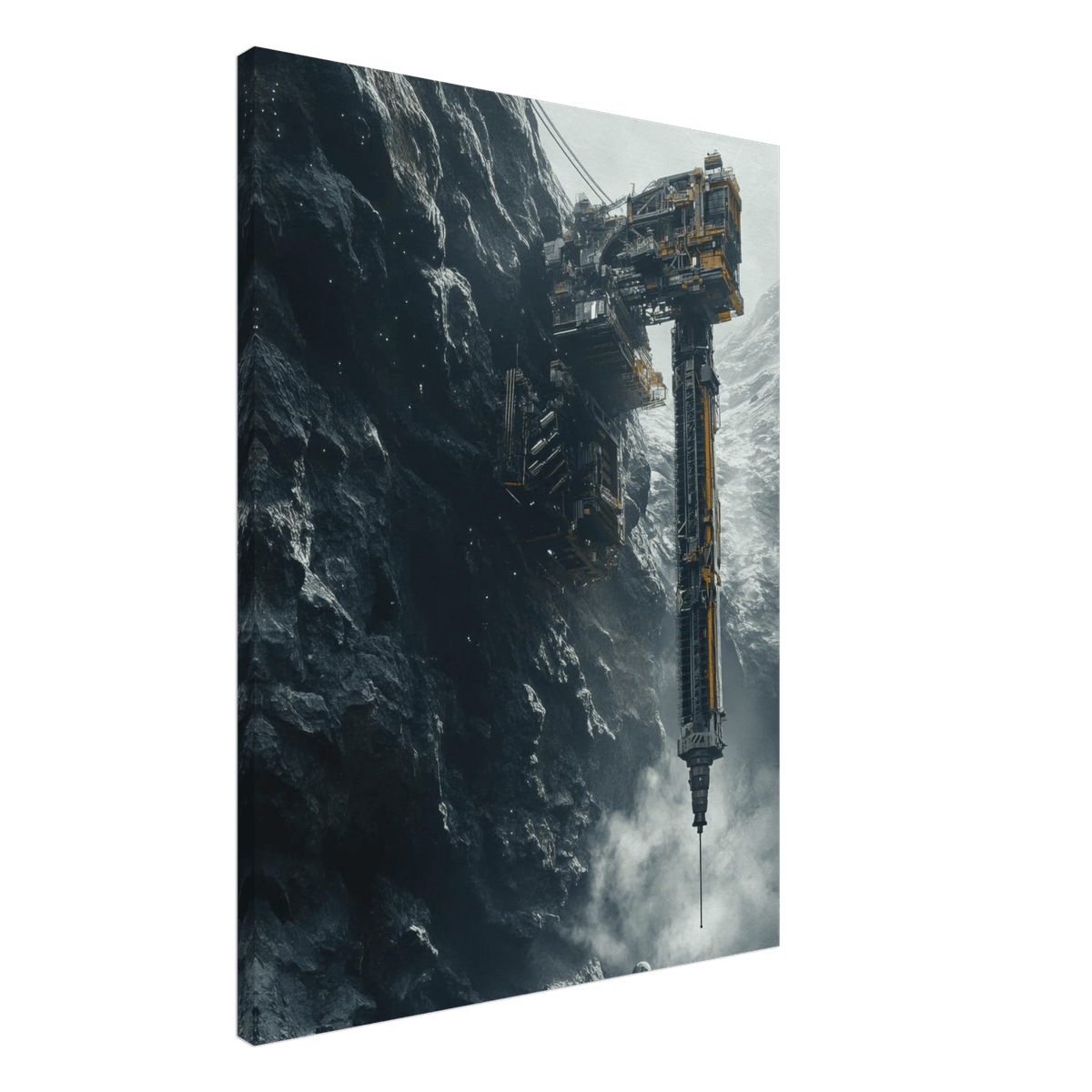 Deep Space Mining Operation A colossal osteoid 2 - Shop Ai Art WebShop - Digital Art online Store