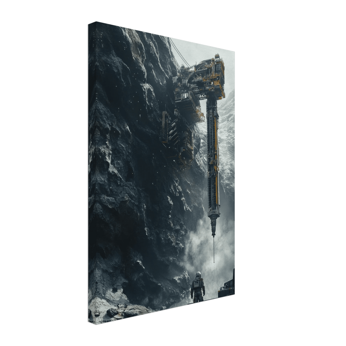 Deep Space Mining Operation A colossal osteoid 2 - Shop Ai Art WebShop - Digital Art online Store