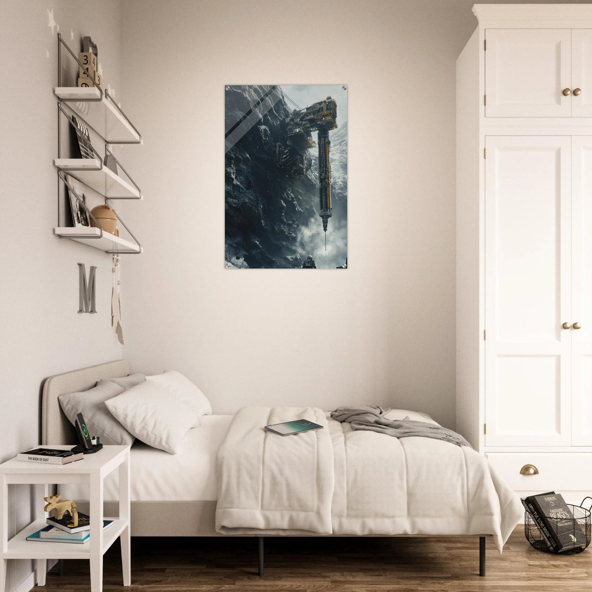 Deep Space Mining Operation A colossal osteoid 2 - Shop Ai Art WebShop - Digital Art online Store