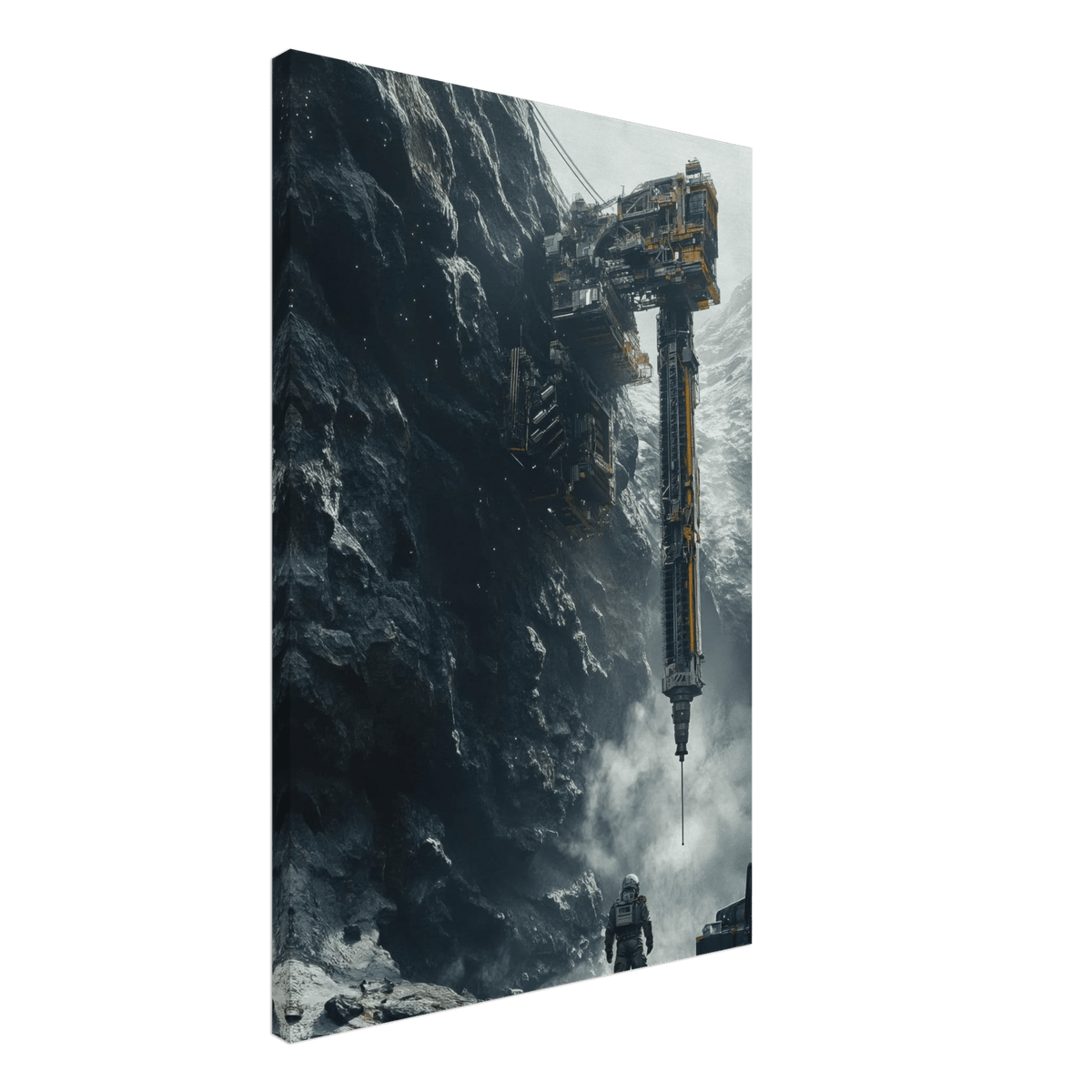 Deep Space Mining Operation A colossal osteoid 2 - Shop Ai Art WebShop - Digital Art online Store