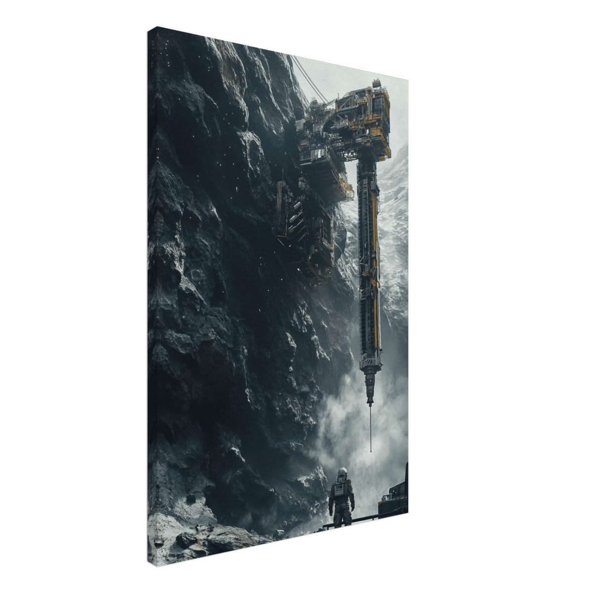 Deep Space Mining Operation A colossal osteoid 2 - Shop Ai Art WebShop - Digital Art online Store