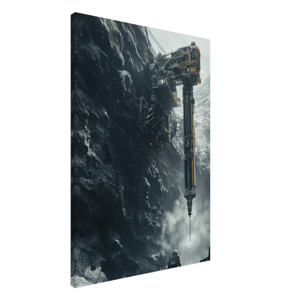 Deep Space Mining Operation A colossal osteoid 2 - Shop Ai Art WebShop - Digital Art online Store