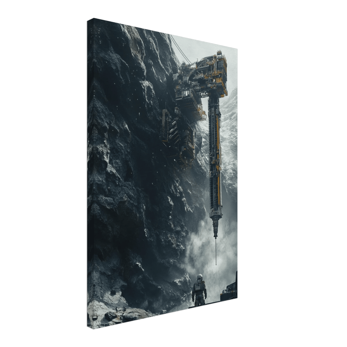 Deep Space Mining Operation A colossal osteoid 2 - Shop Ai Art WebShop - Digital Art online Store