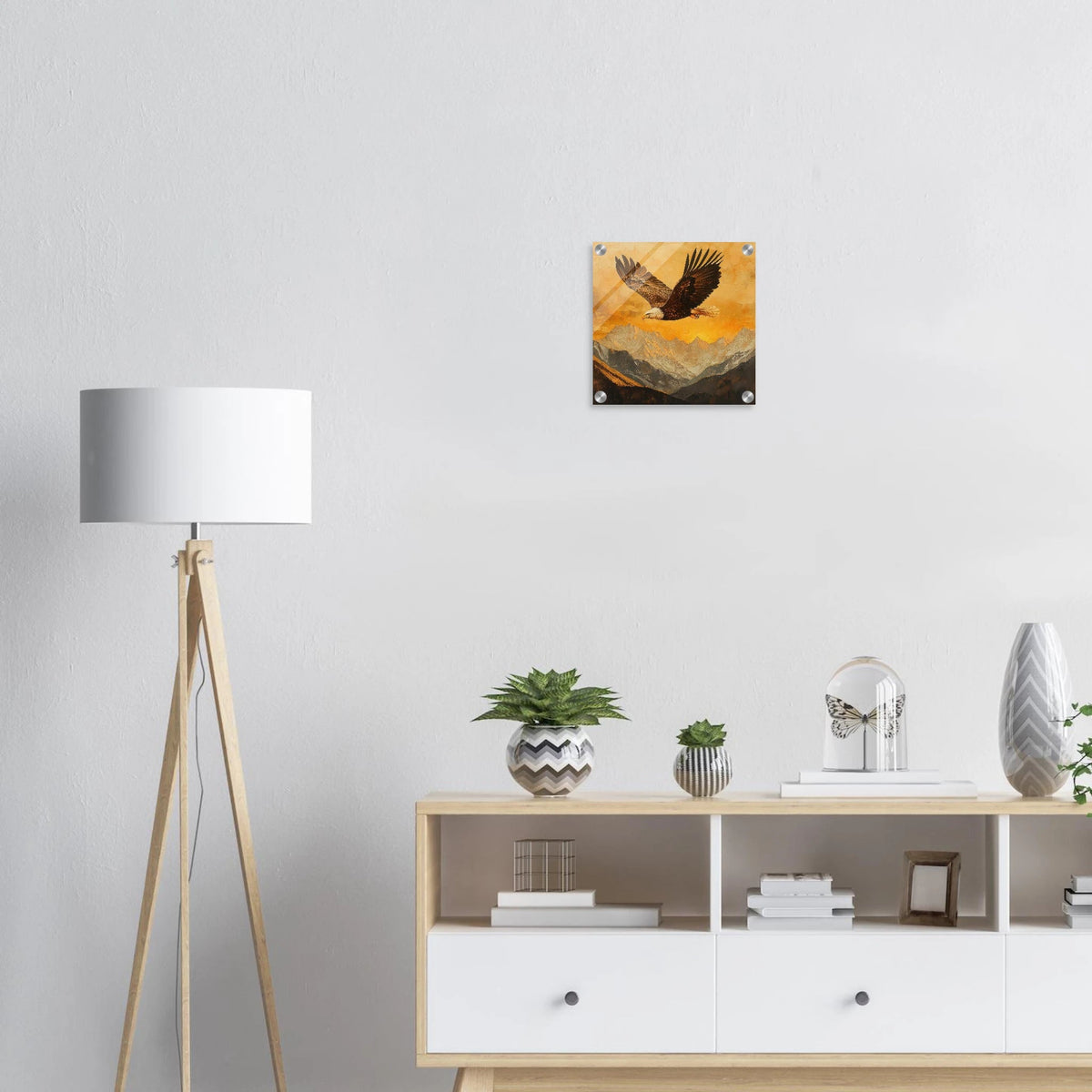 Eagle Soaring Over Mountains 2 - Shop Ai Art WebShop - Digital Art online Store