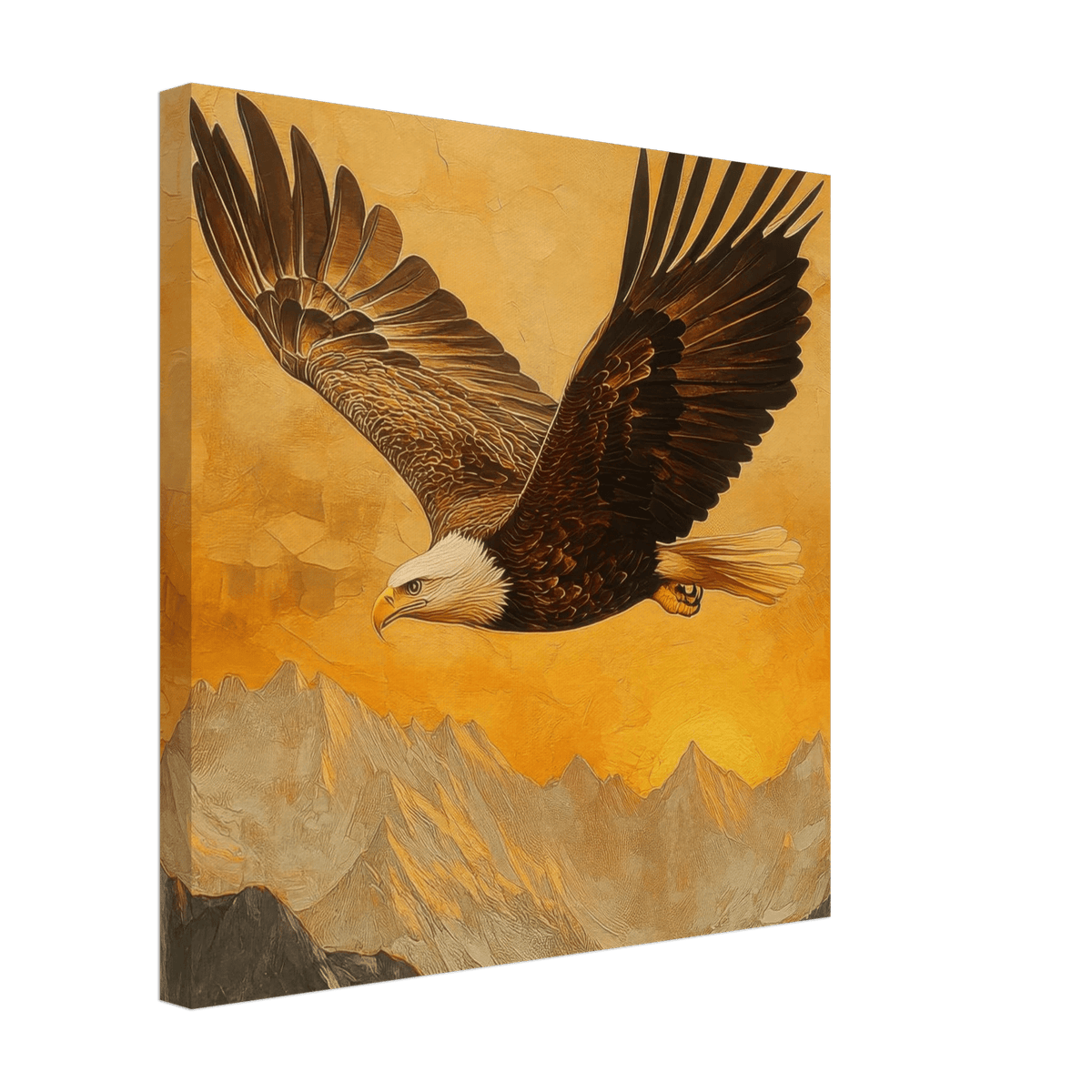 Eagle Soaring Over Mountains 2 - Shop Ai Art WebShop - Digital Art online Store