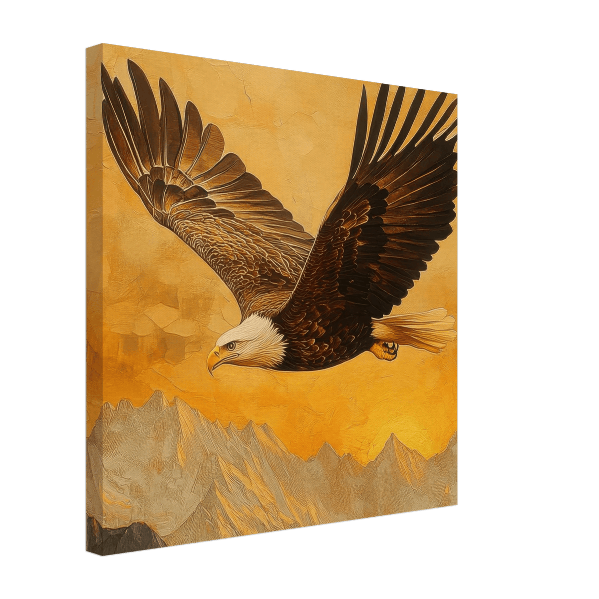 Eagle Soaring Over Mountains 2 - Shop Ai Art WebShop - Digital Art online Store