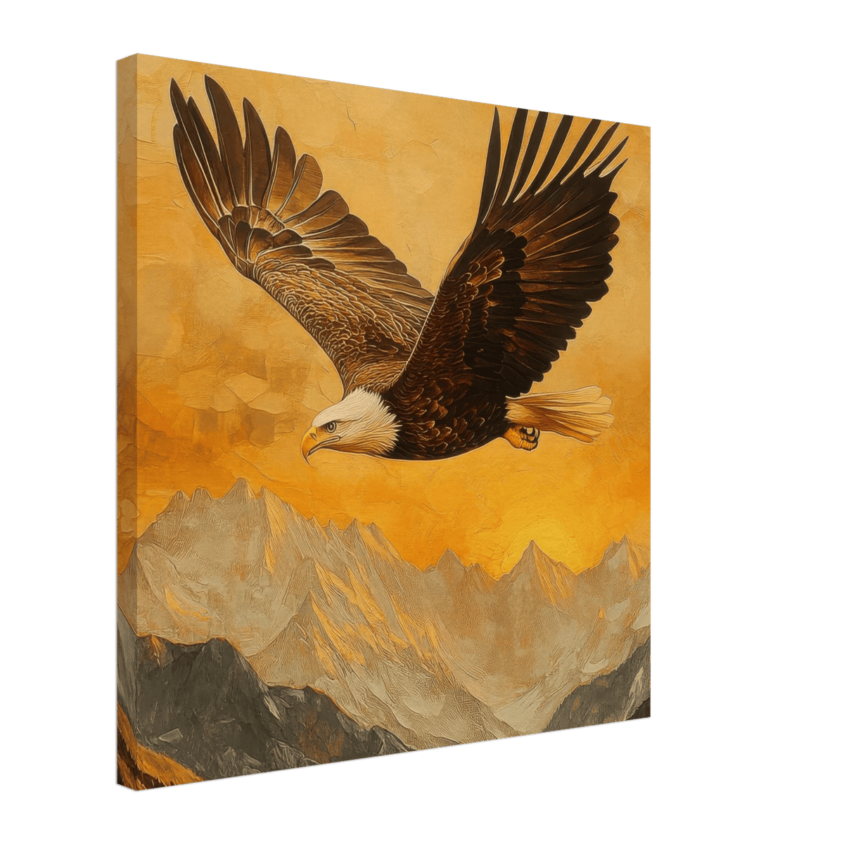 Eagle Soaring Over Mountains 2 - Shop Ai Art WebShop - Digital Art online Store