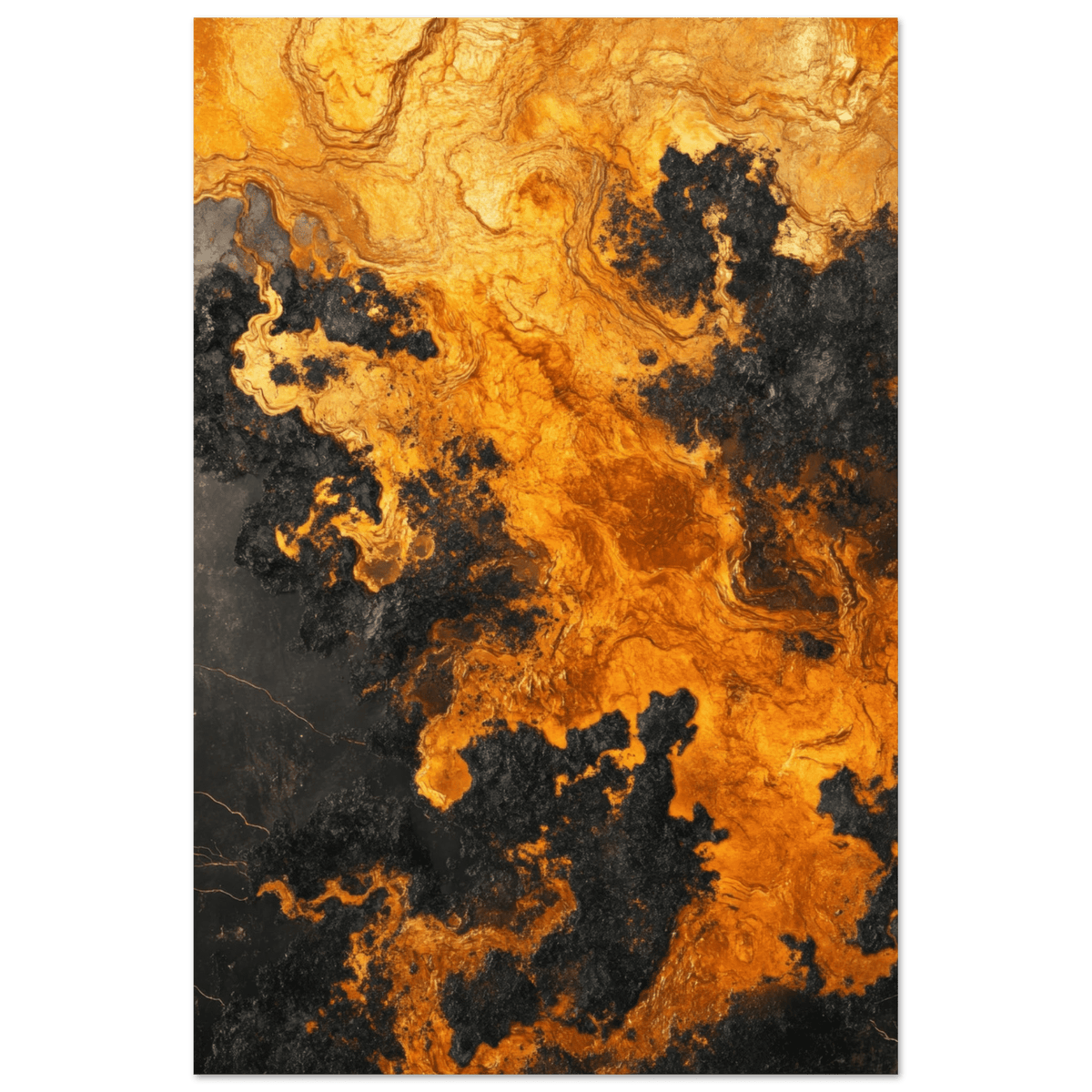 Ember Genesis A volatile burst of molten gold 2 - Shop Ai Art WebShop - Digital Art online Store