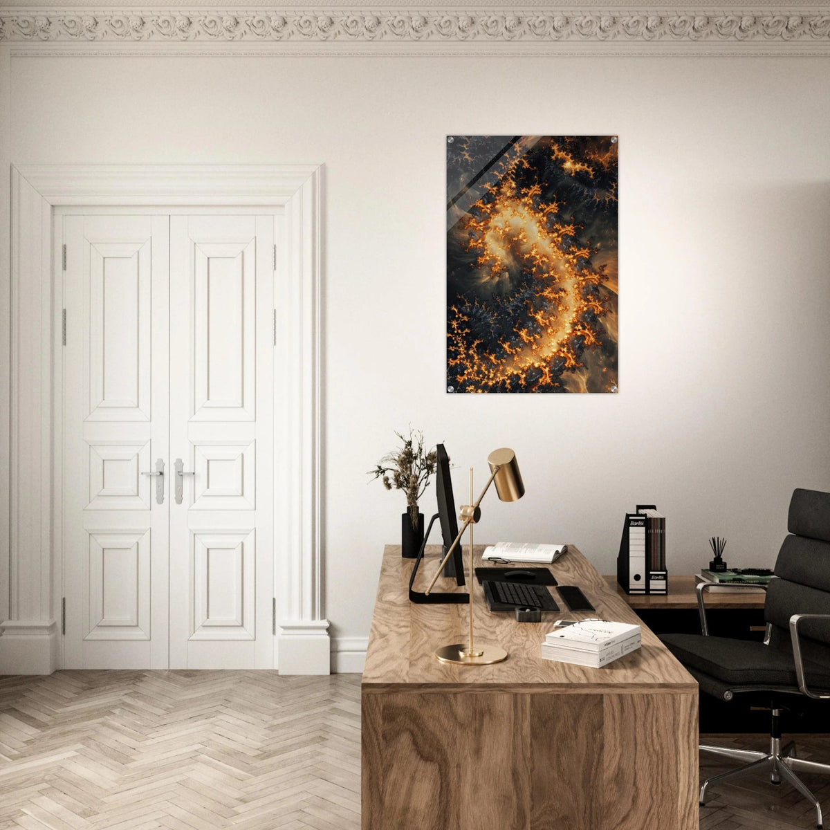 Ember Genesis A volatile burst of molten gold 3 - Shop Ai Art WebShop - Digital Art online Store
