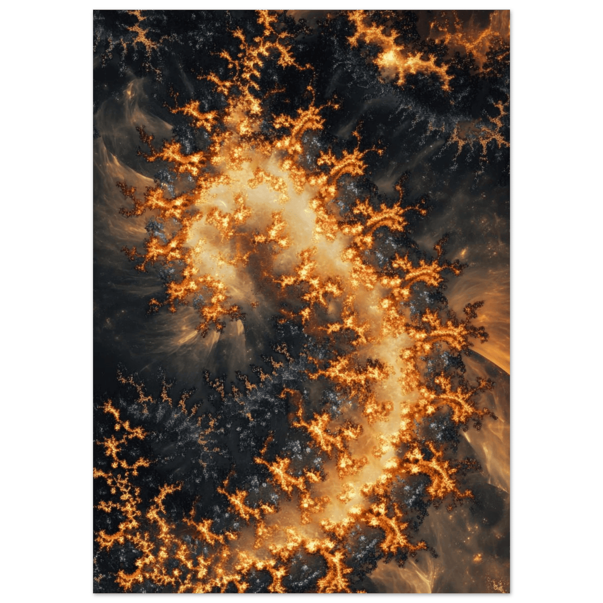 Ember Genesis A volatile burst of molten gold 3 - Shop Ai Art WebShop - Digital Art online Store