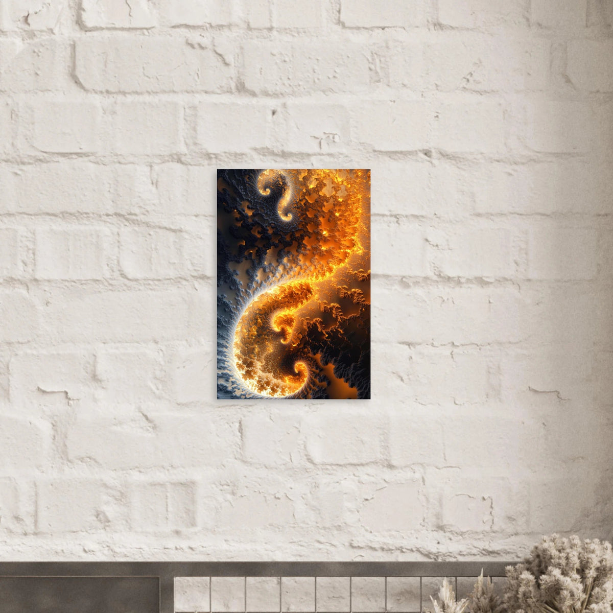 Ember Genesis A volatile burst of molten gold 5 - Shop Ai Art WebShop - Digital Art online Store