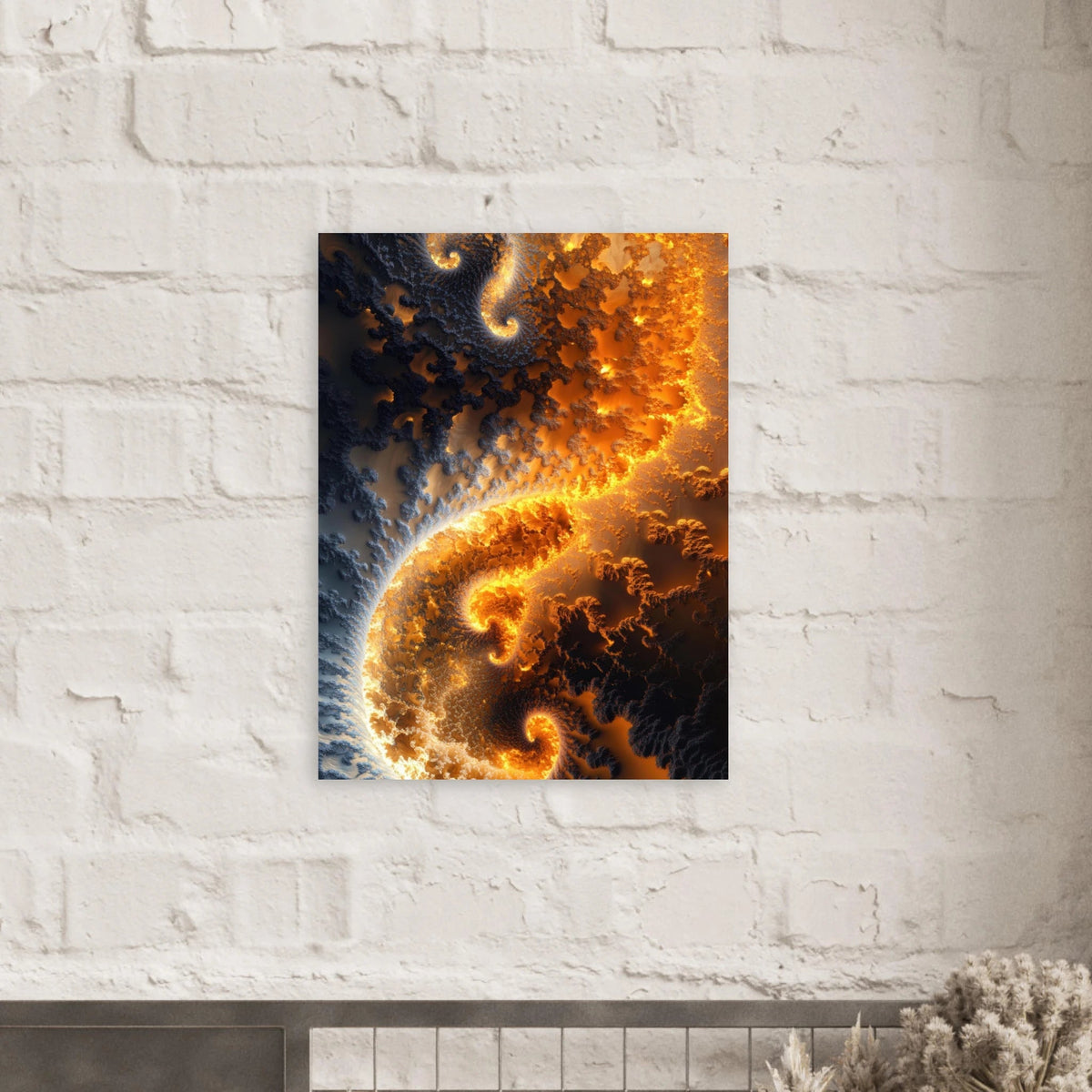 Ember Genesis A volatile burst of molten gold 5 - Shop Ai Art WebShop - Digital Art online Store