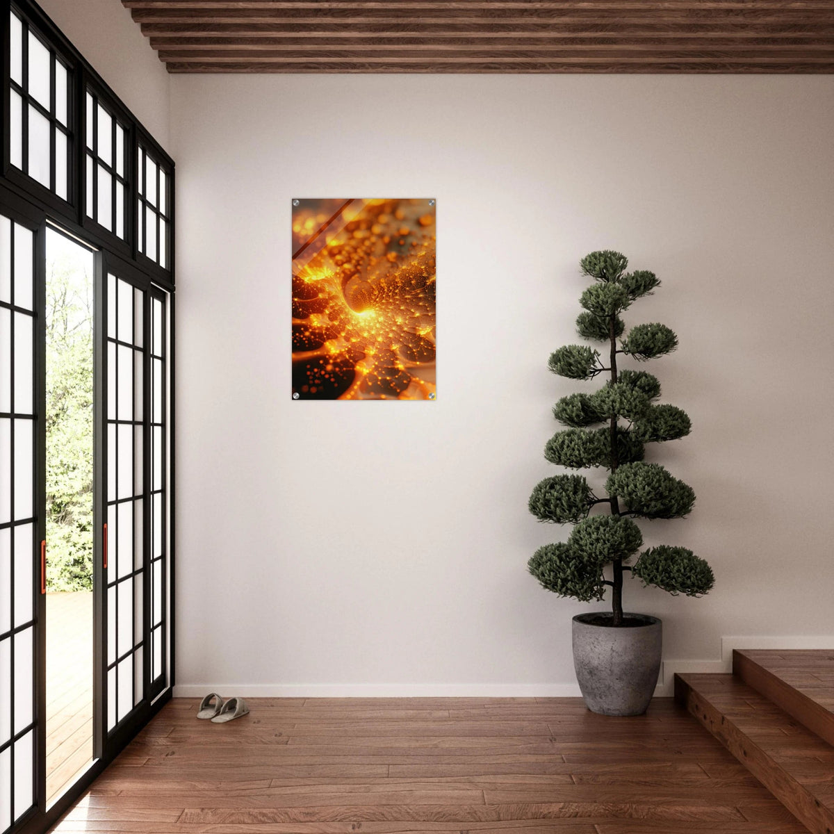 Ember Genesis A volatile burst of molten gold 6 - Shop Ai Art WebShop - Digital Art online Store