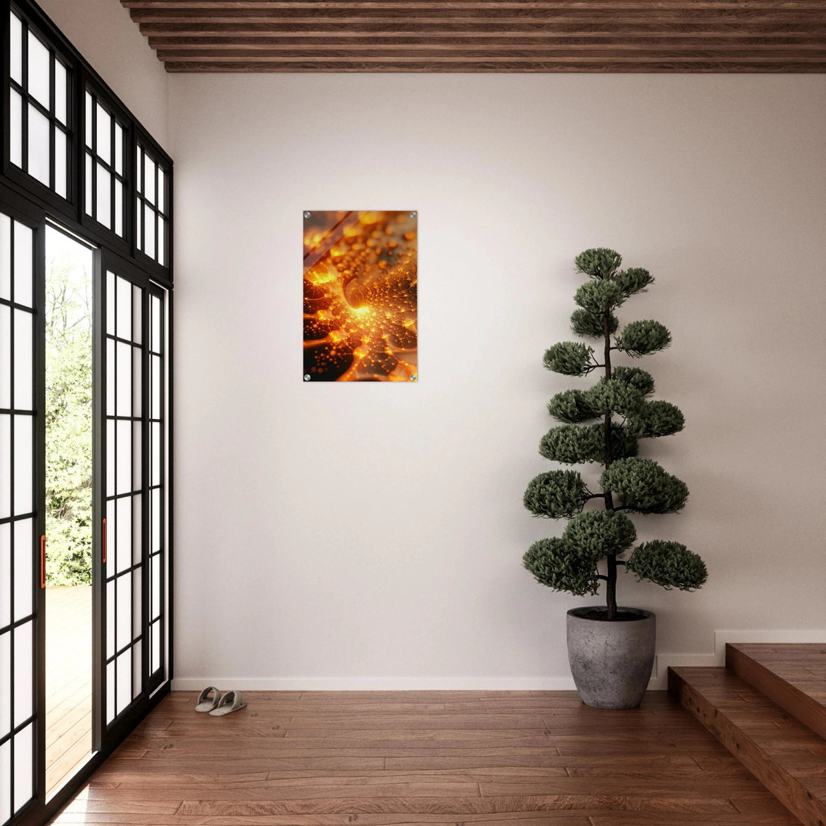 Ember Genesis A volatile burst of molten gold 6 - Shop Ai Art WebShop - Digital Art online Store