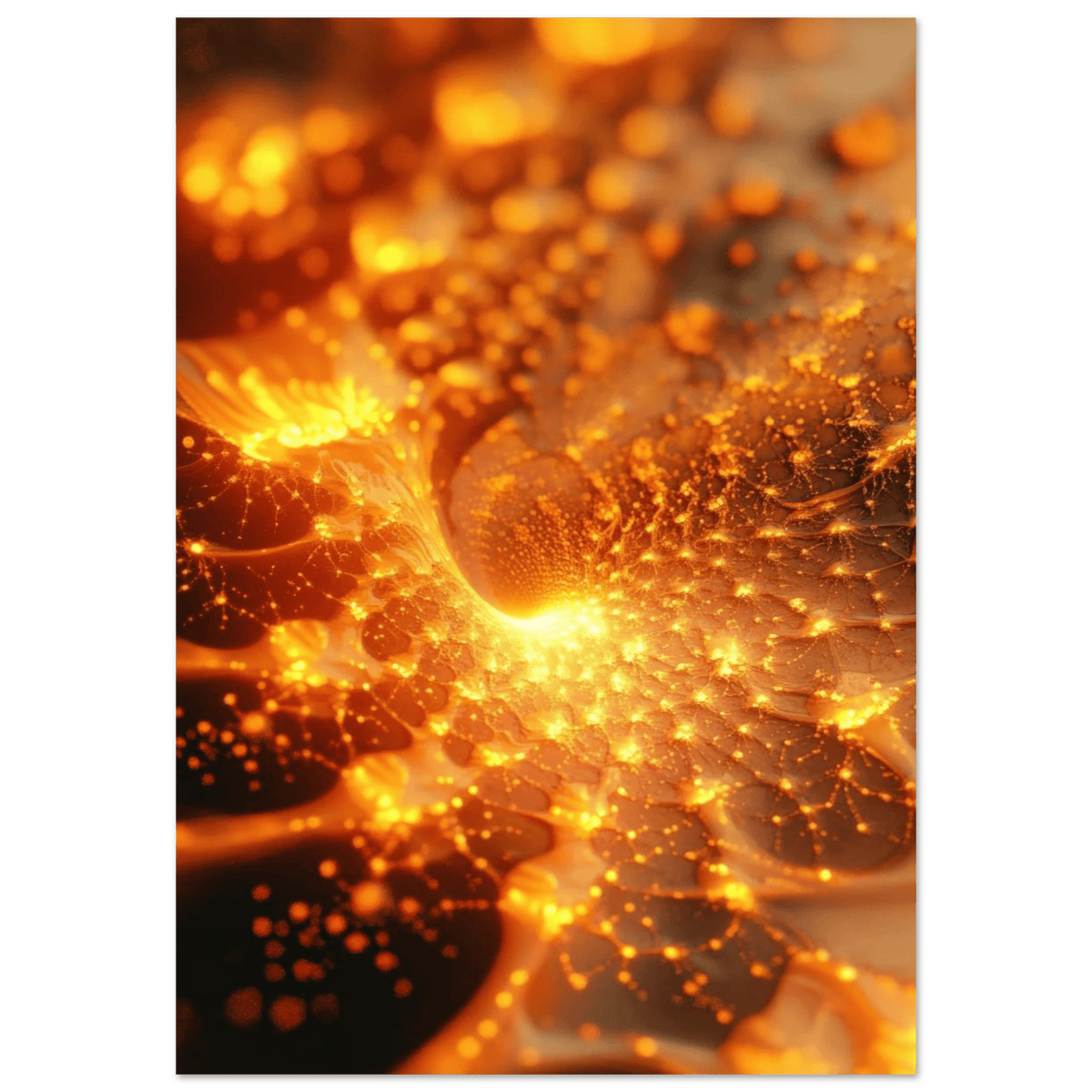 Ember Genesis A volatile burst of molten gold 6 - Shop Ai Art WebShop - Digital Art online Store