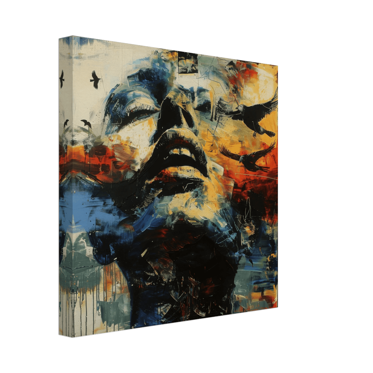 Expresionism man ruling the world according to a 4 - Shop Ai Art WebShop - Digital Art online Store