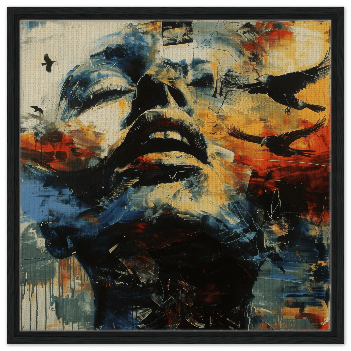 Expresionism man ruling the world according to a 4 - Shop Ai Art WebShop - Digital Art online Store