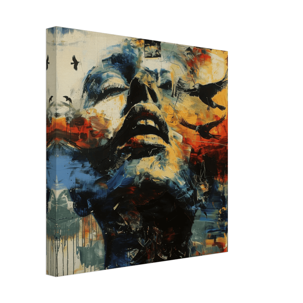 Expresionism man ruling the world according to a 4 - Shop Ai Art WebShop - Digital Art online Store