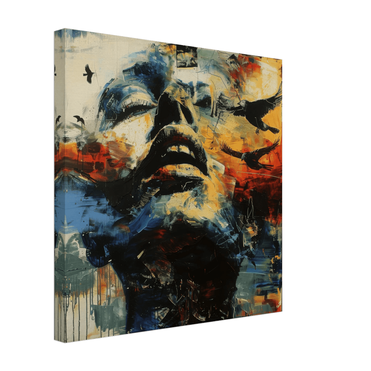 Expresionism man ruling the world according to a 4 - Shop Ai Art WebShop - Digital Art online Store