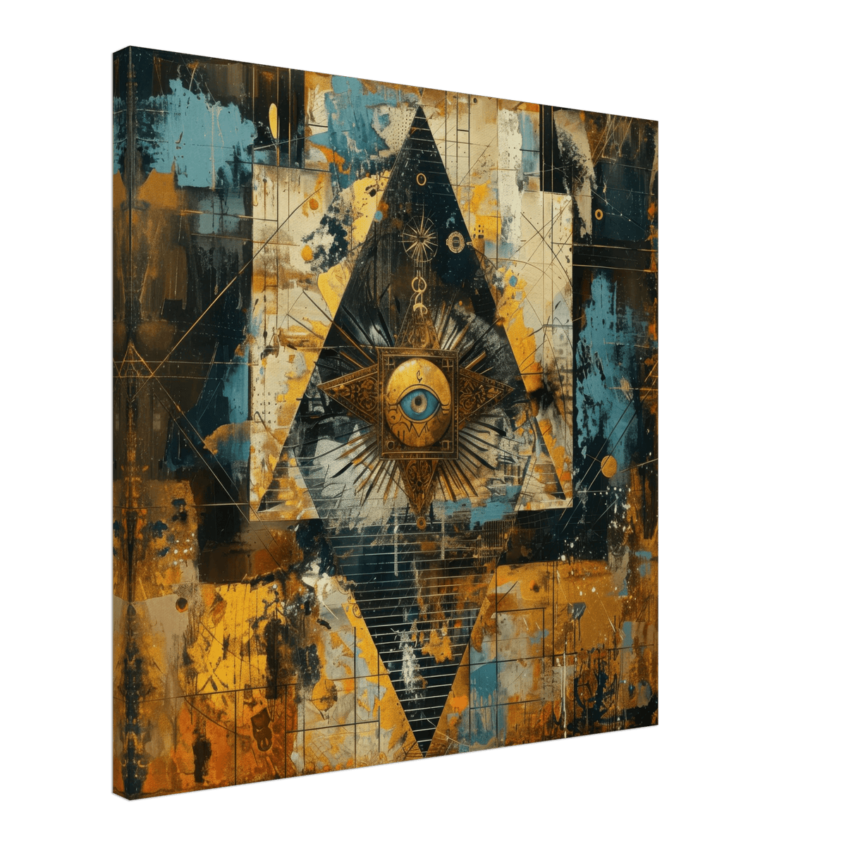 Eye of horus abstract style 2 - Shop Ai Art WebShop - Digital Art online Store
