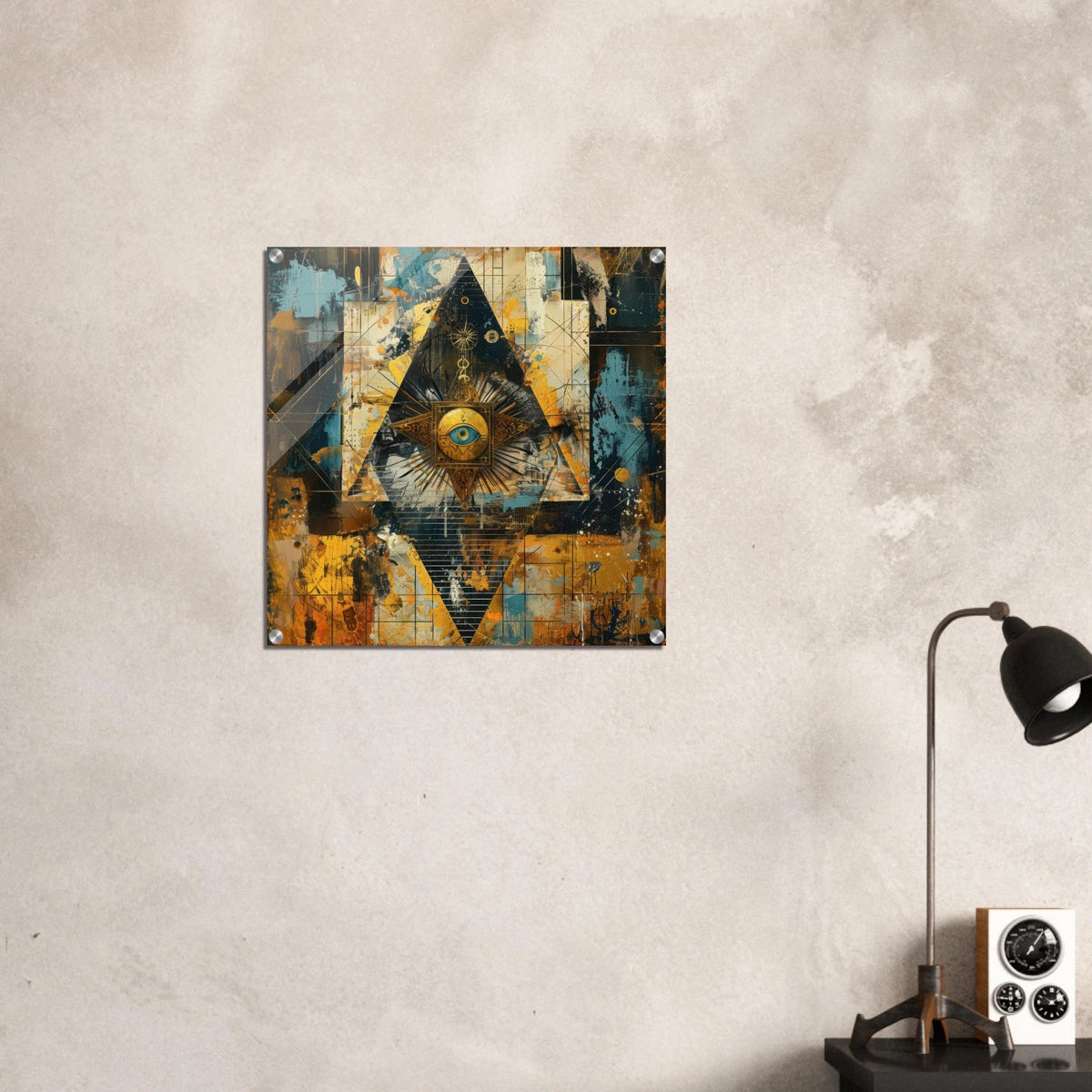 Eye of horus abstract style 2 - Shop Ai Art WebShop - Digital Art online Store