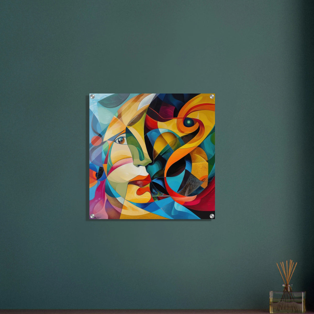 Face of the moon abstract art style - Shop Ai Art WebShop - Digital Art online Store