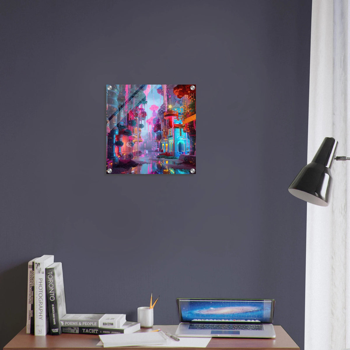 Fluorescent Fantasy World 5 - Shop Ai Art WebShop - Digital Art online Store