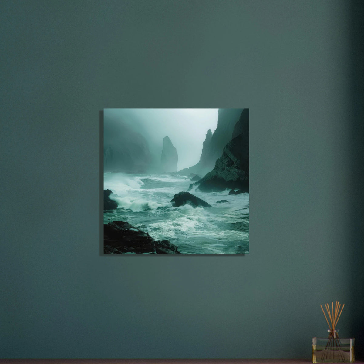 Foggy Sea Coast - Nature - Shop Ai Art WebShop - Digital Art online Store