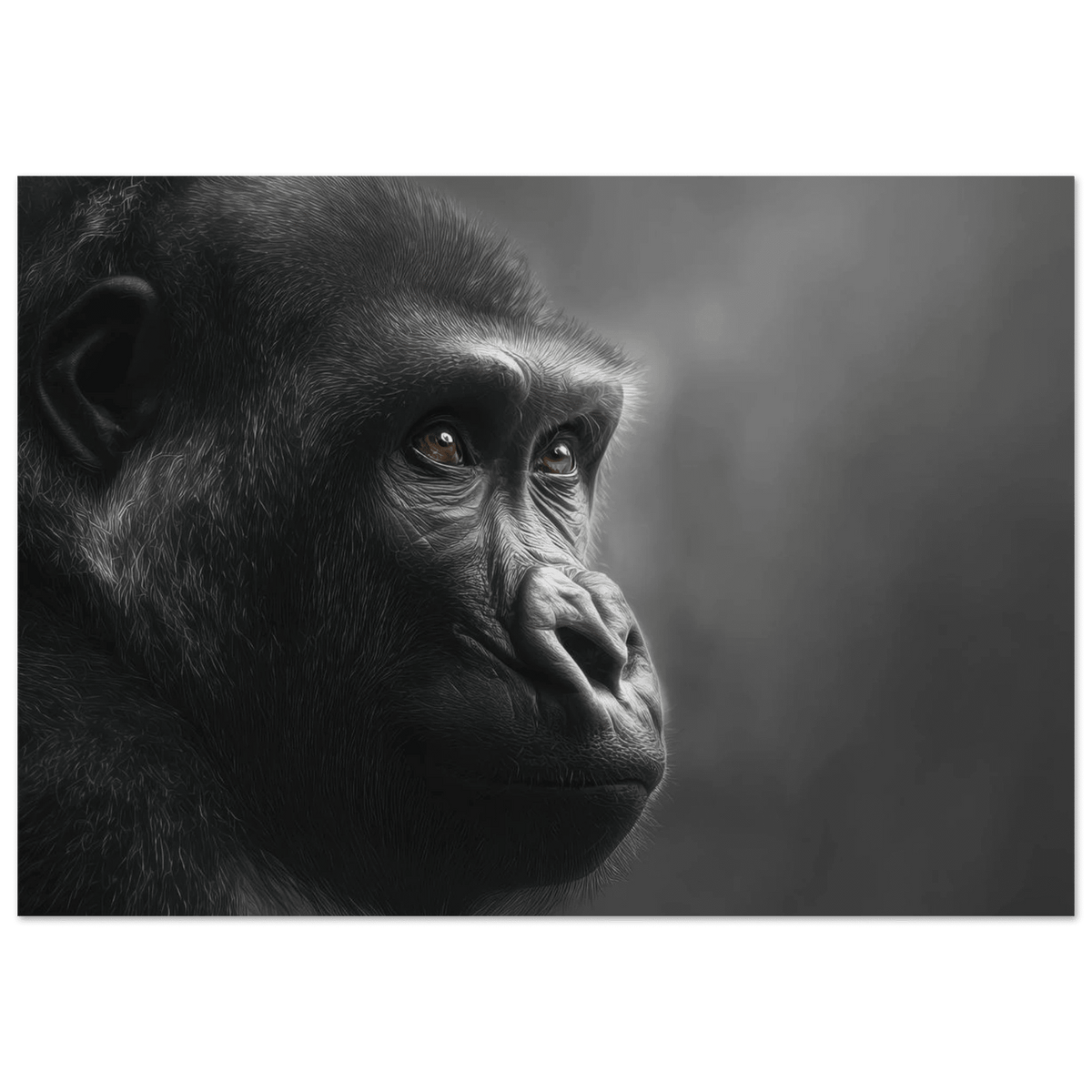 Gorilla Head 2 - Shop Ai Art WebShop - Digital Art online Store