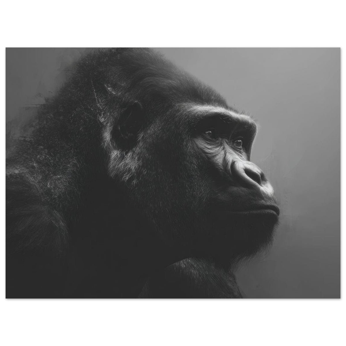 Gorilla Head 3 - Shop Ai Art WebShop - Digital Art online Store