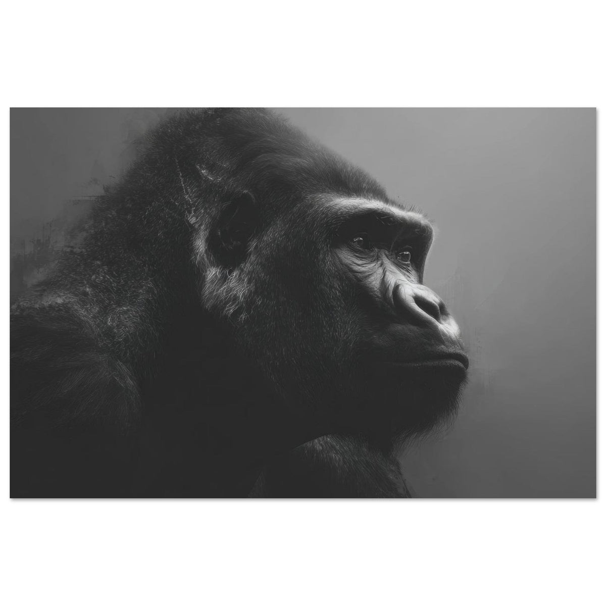Gorilla Head 3 - Shop Ai Art WebShop - Digital Art online Store