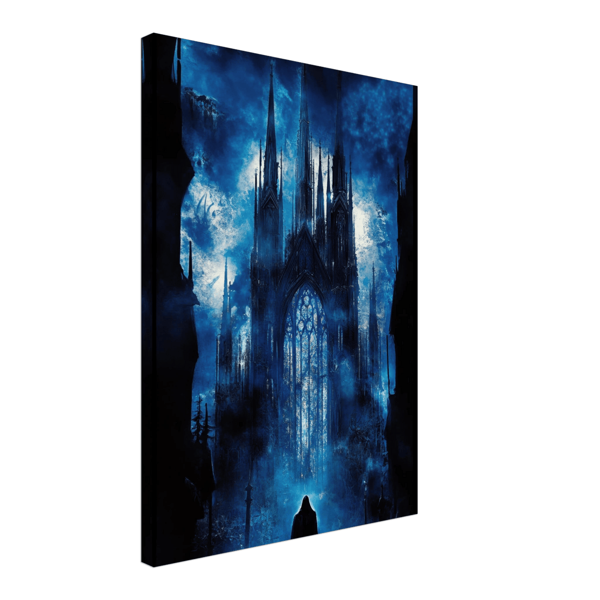 Gothic Cathedral of Lost Magic A haunting Gothic - Shop Ai Art WebShop - Digital Art online Store