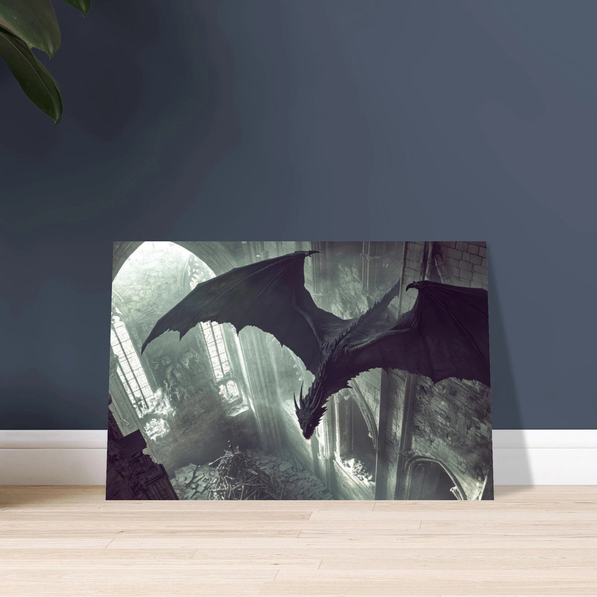 Gothic Shadow Dragons Lair Gothic Dramatic High 2 - Shop Ai Art WebShop - Digital Art online Store