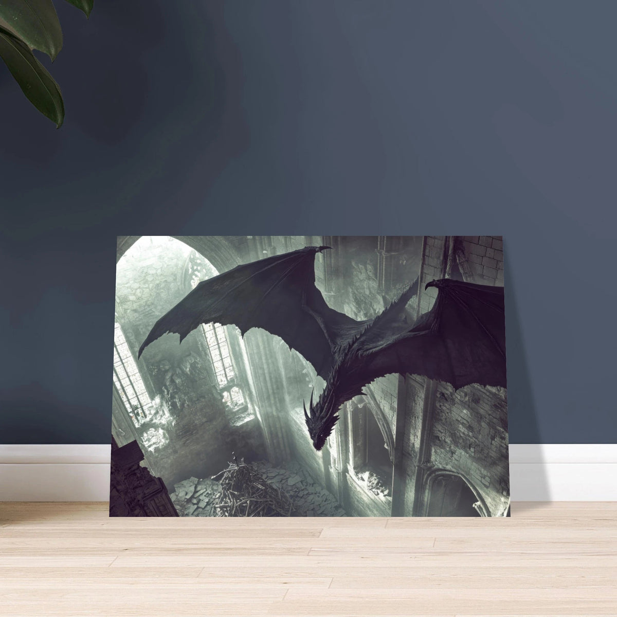 Gothic Shadow Dragons Lair Gothic Dramatic High 2 - Shop Ai Art WebShop - Digital Art online Store