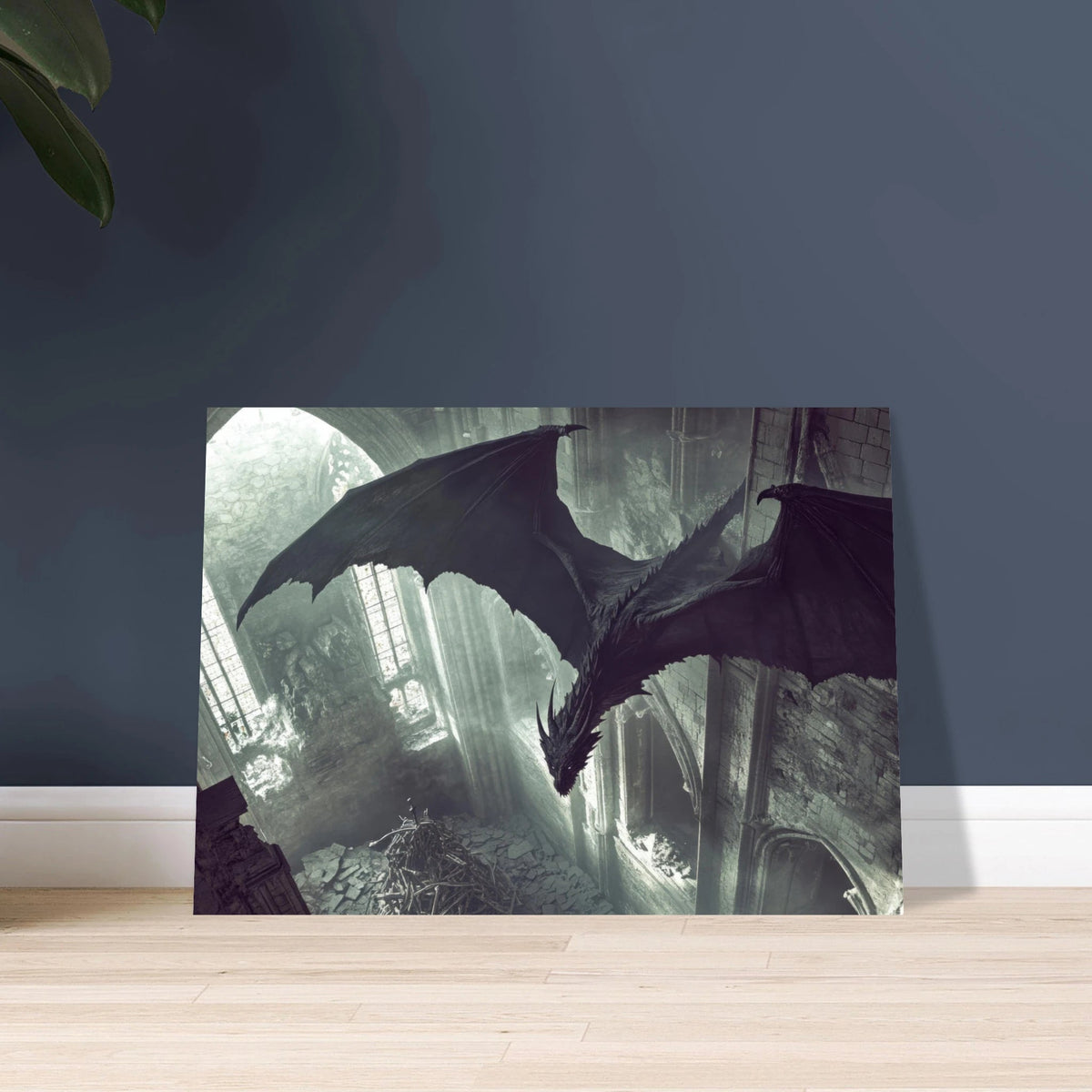 Gothic Shadow Dragons Lair Gothic Dramatic High 2 - Shop Ai Art WebShop - Digital Art online Store