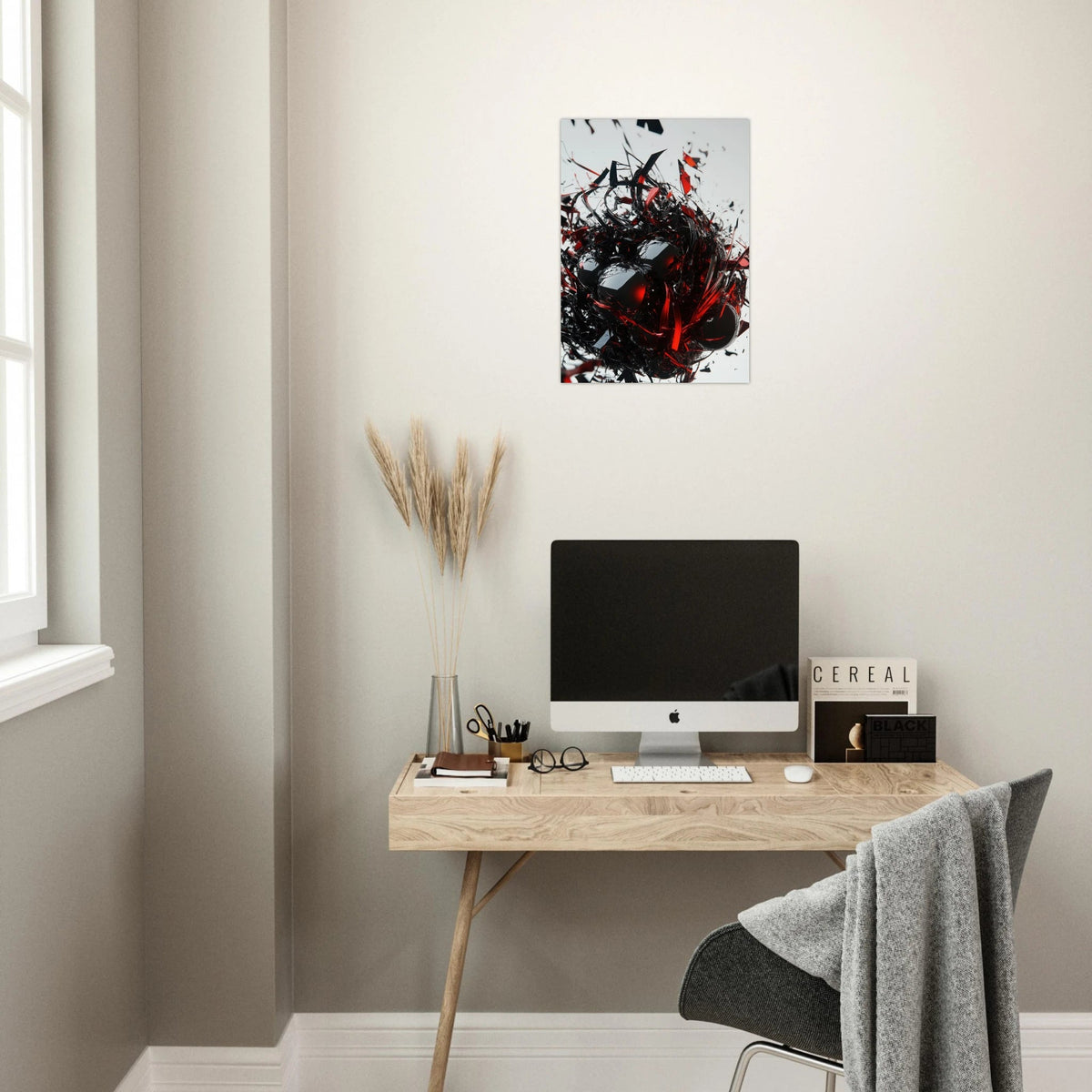 Gravitys Collapse A violent implosion of fragment 4 - Shop Ai Art WebShop - Digital Art online Store