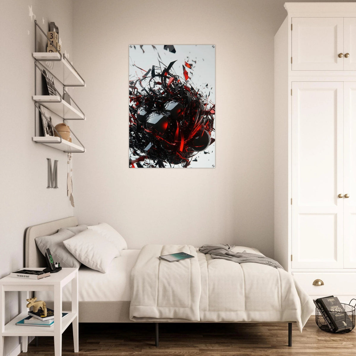 Gravitys Collapse A violent implosion of fragment 4 - Shop Ai Art WebShop - Digital Art online Store