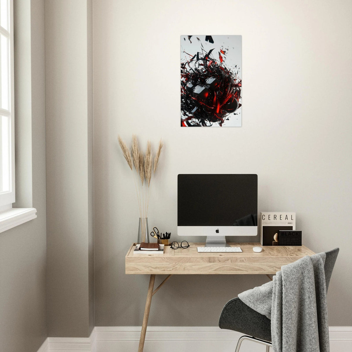 Gravitys Collapse A violent implosion of fragment 4 - Shop Ai Art WebShop - Digital Art online Store