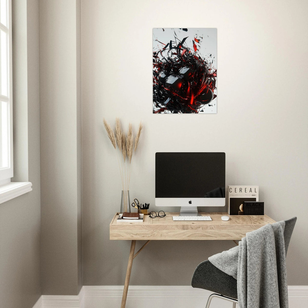 Gravitys Collapse A violent implosion of fragment 4 - Shop Ai Art WebShop - Digital Art online Store