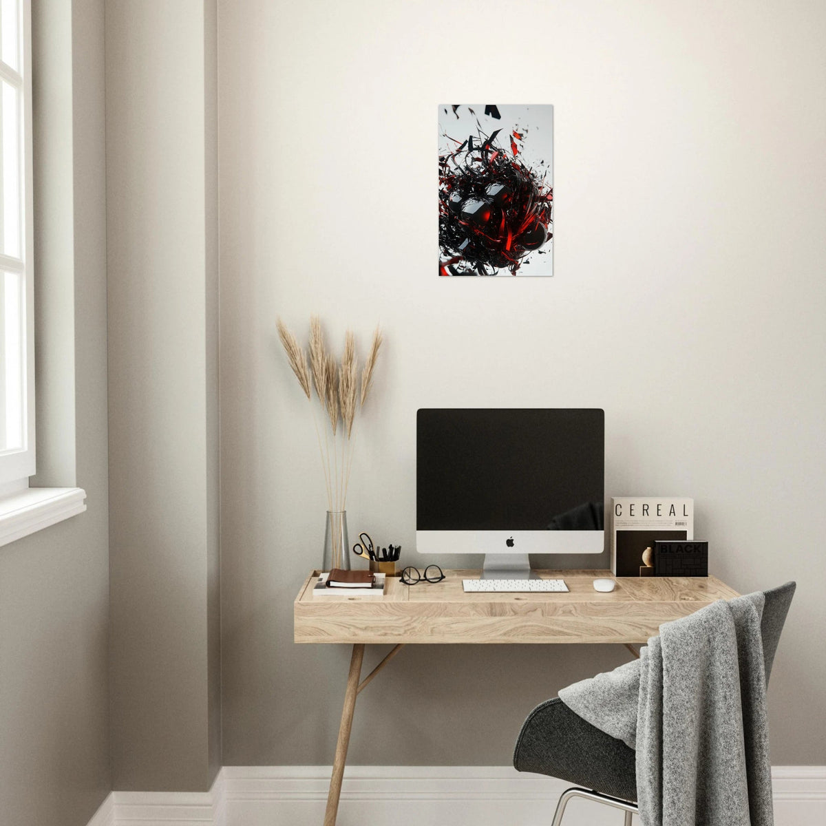 Gravitys Collapse A violent implosion of fragment 4 - Shop Ai Art WebShop - Digital Art online Store