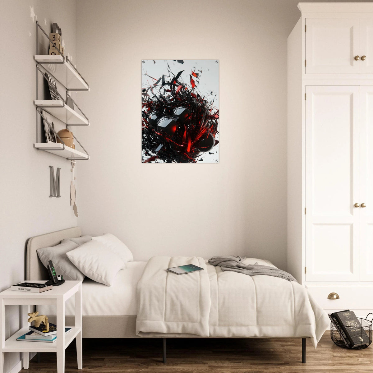 Gravitys Collapse A violent implosion of fragment 4 - Shop Ai Art WebShop - Digital Art online Store