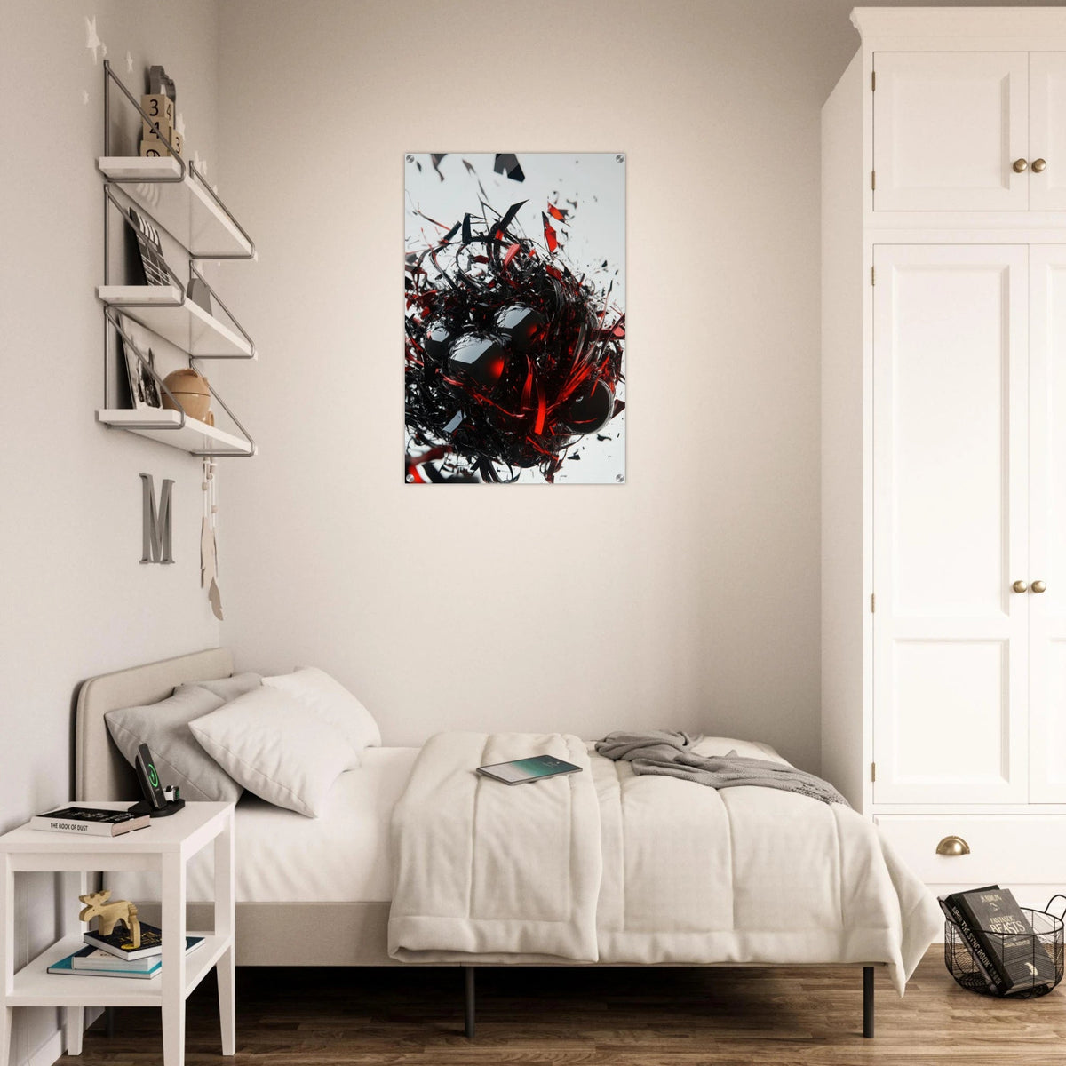 Gravitys Collapse A violent implosion of fragment 4 - Shop Ai Art WebShop - Digital Art online Store