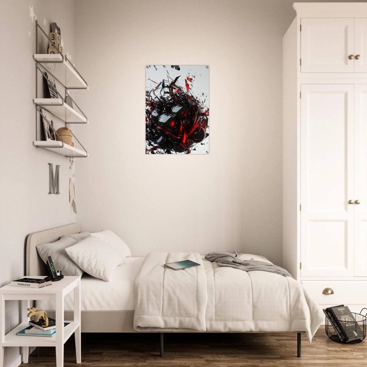 Gravitys Collapse A violent implosion of fragment 4 - Shop Ai Art WebShop - Digital Art online Store