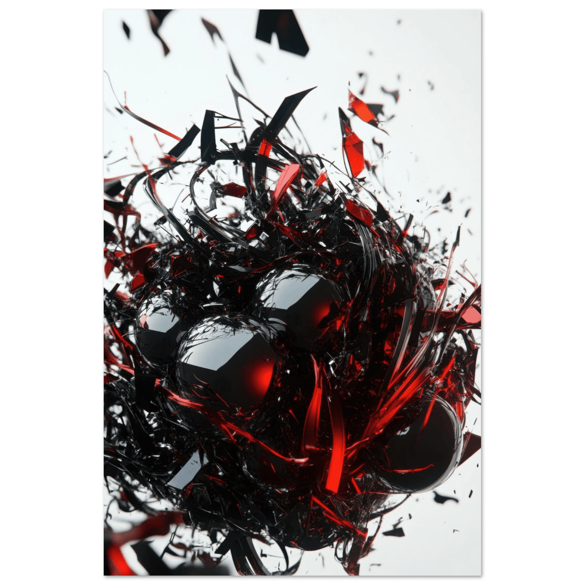 Gravitys Collapse A violent implosion of fragment 4 - Shop Ai Art WebShop - Digital Art online Store