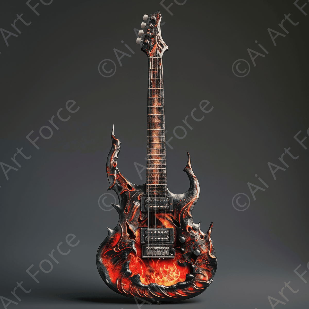 Guitar Art 4 - Shop Ai Art WebShop - Digital Art online Store