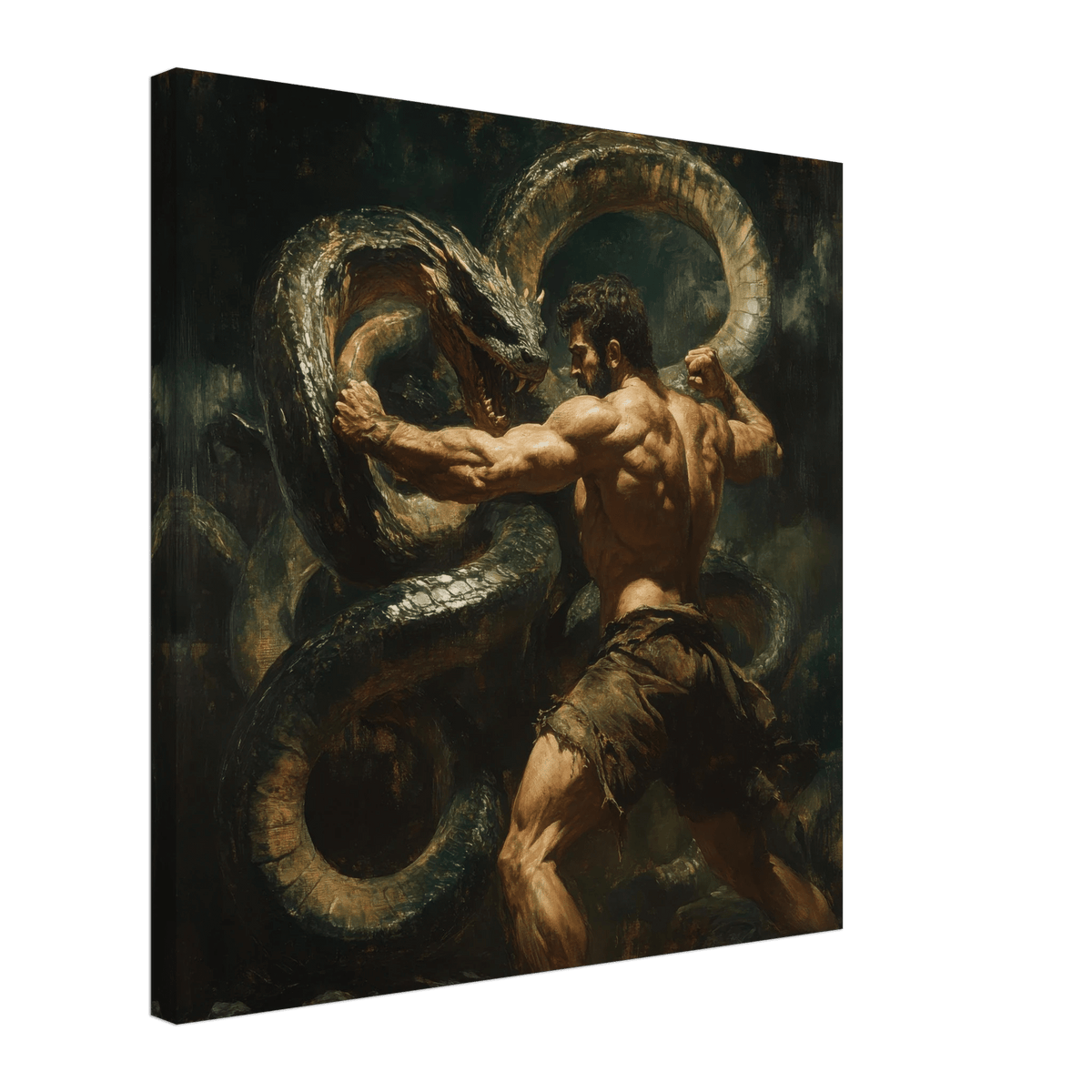 Hercules Battling the Hydra - Shop Ai Art WebShop - Digital Art online Store