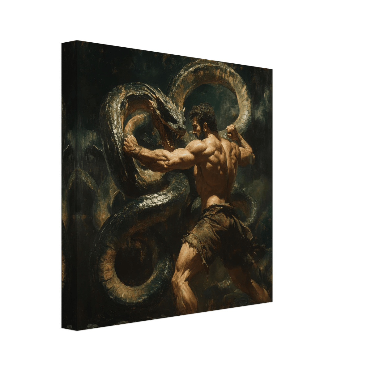 Hercules Battling the Hydra - Shop Ai Art WebShop - Digital Art online Store